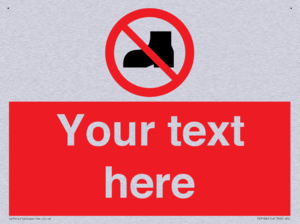 Custom No outdoor footwear